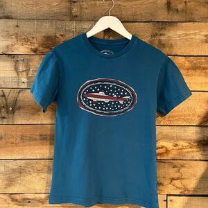 Dogfish Head blue patriotic t-shirt- S